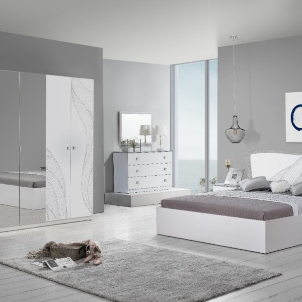 DORMITOR COMPLET FURN 44 ( SOMIERA SI SALTEA GRATUITA) PAT-160/200 CM