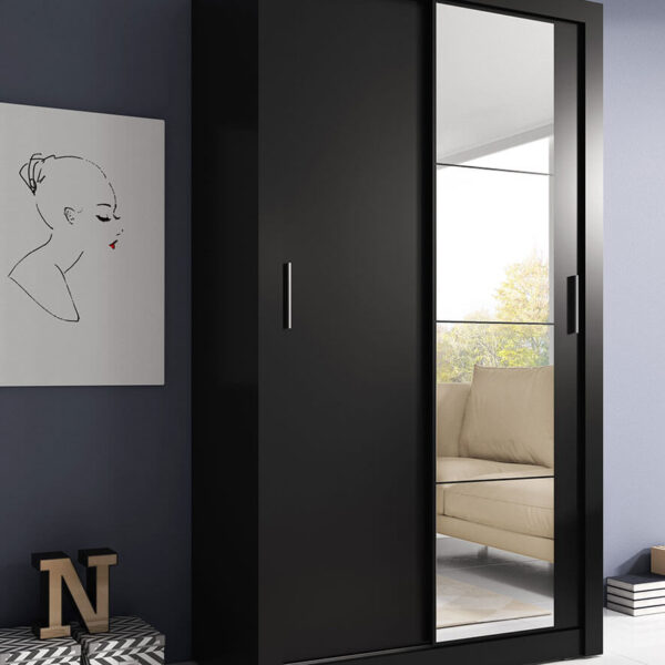 DRESSING PRAGA 2 NEGRU DIMENSIUNE 120L/215 H/ 60l CM