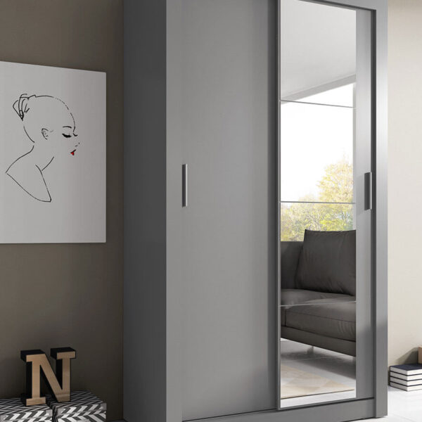 DRESSING PRAGA 3 GRI  DIMENSIUNE 120L/215 H/ 60l CM