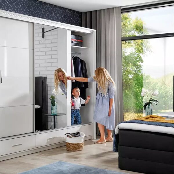 DRESSING VELY ALB 255 CM/ 225 H/ 61 CM ADANCIME