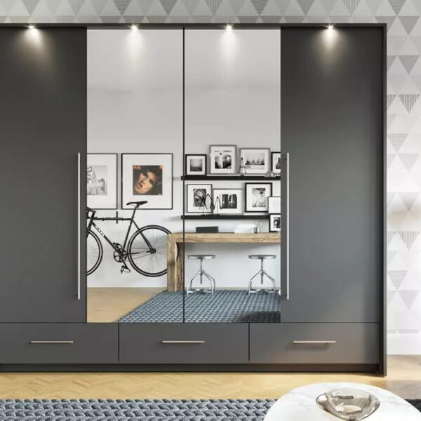 Dressing Venera 2 gri 255 cm/221 h/ 67 cm adancime