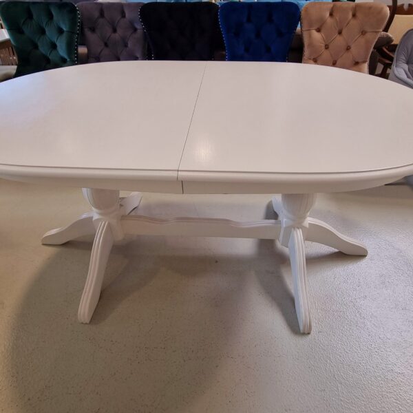 MASA LIDER 11 EXTENSIBILA DIN LEMN CULOARE ALB UNT