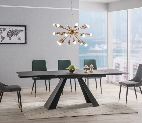 Masa Dark extensibila 160 cm-240 cm/90 l/ 76 h