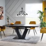 Masa V extensibila 160 cm/ 200 cm/90 l/75 h