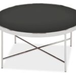 Masa de cafea Cupio 2 negru 82 cm/ 40 cm inaltime