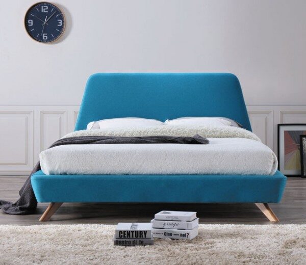 Pat Anita 2 tapitat 160/200 cm cu saltea inclusa