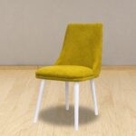 SCAUN LD 5 TAPITAT CULOARE GALBEN