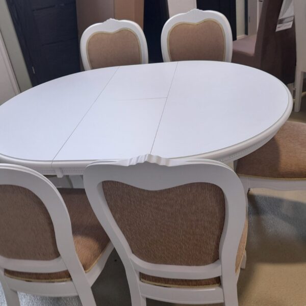 SET ANIA 1 MASA 106/141/106/75 H CM + 6 SCAUNE