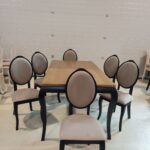 SET LID 15  MASA EXTENSIBILA 160/240/90 CM + 6 SCAUNE TAPITATE