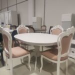 SET LID 44 MASA 106/141 + 4 SCAUNE DIN LEMN