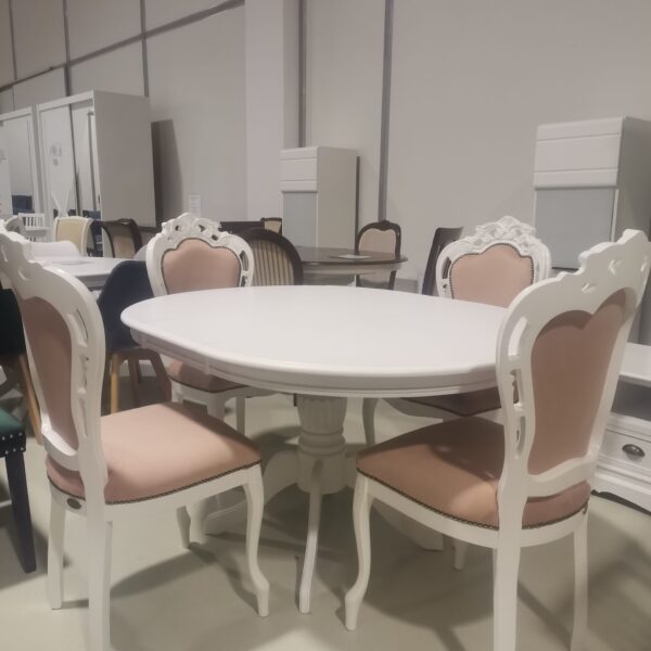 SET LID 44 MASA 106/141 + 4 SCAUNE DIN LEMN