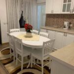 SET LID 61 MASA LEMN 155/235/95 + 6 SCAUNE ALBE LEMN