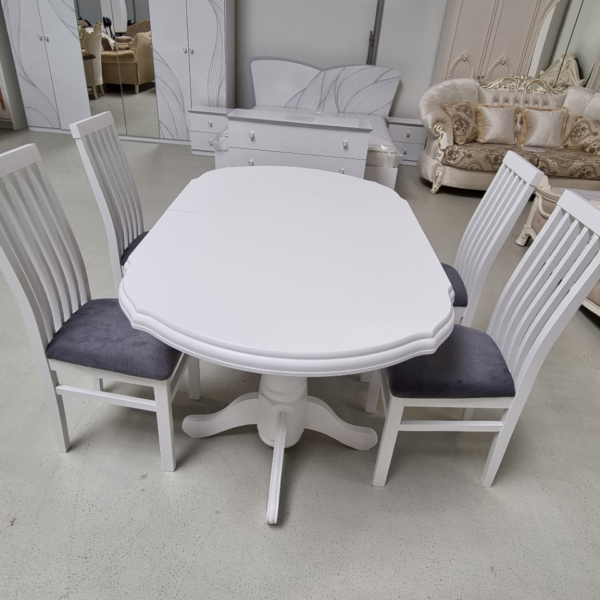 SET MARCO 14 MASA 160/195 CM + 4 SCAUNE