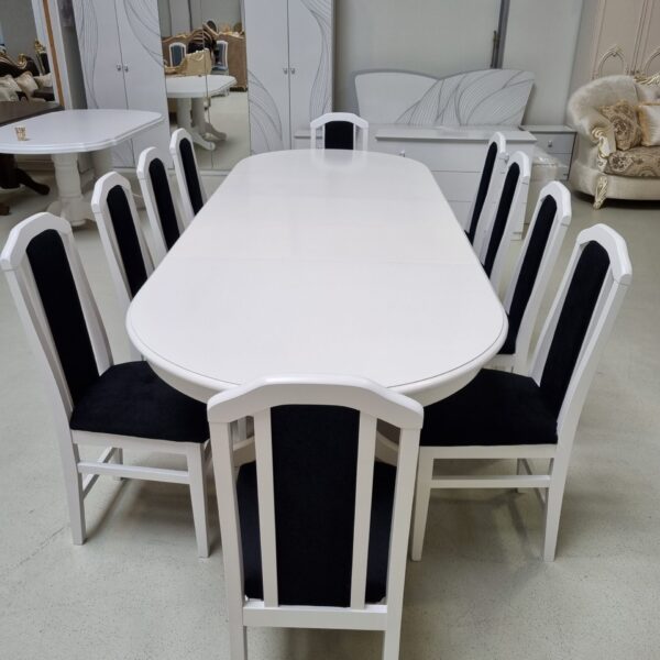 SET MARCO 28 MASA 160/280 CM + 10 SCAUNE