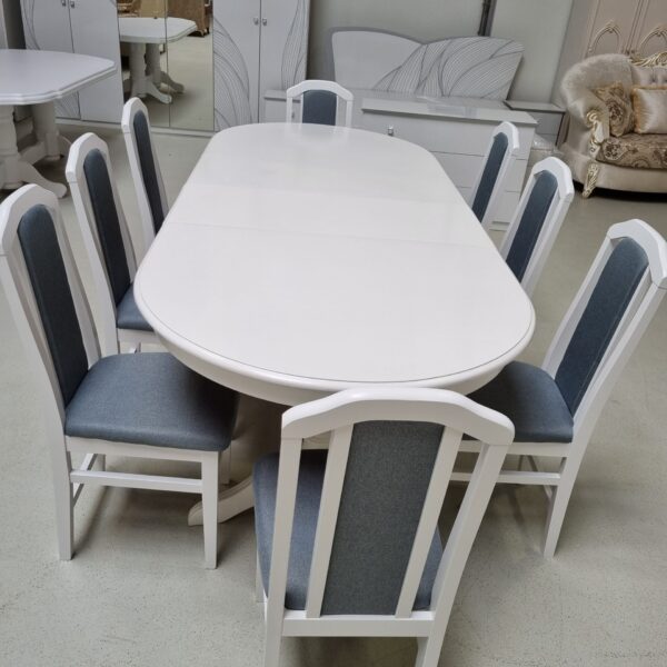 SET MARCO 32 MASA 160/280 CM + 8 SCAUNE