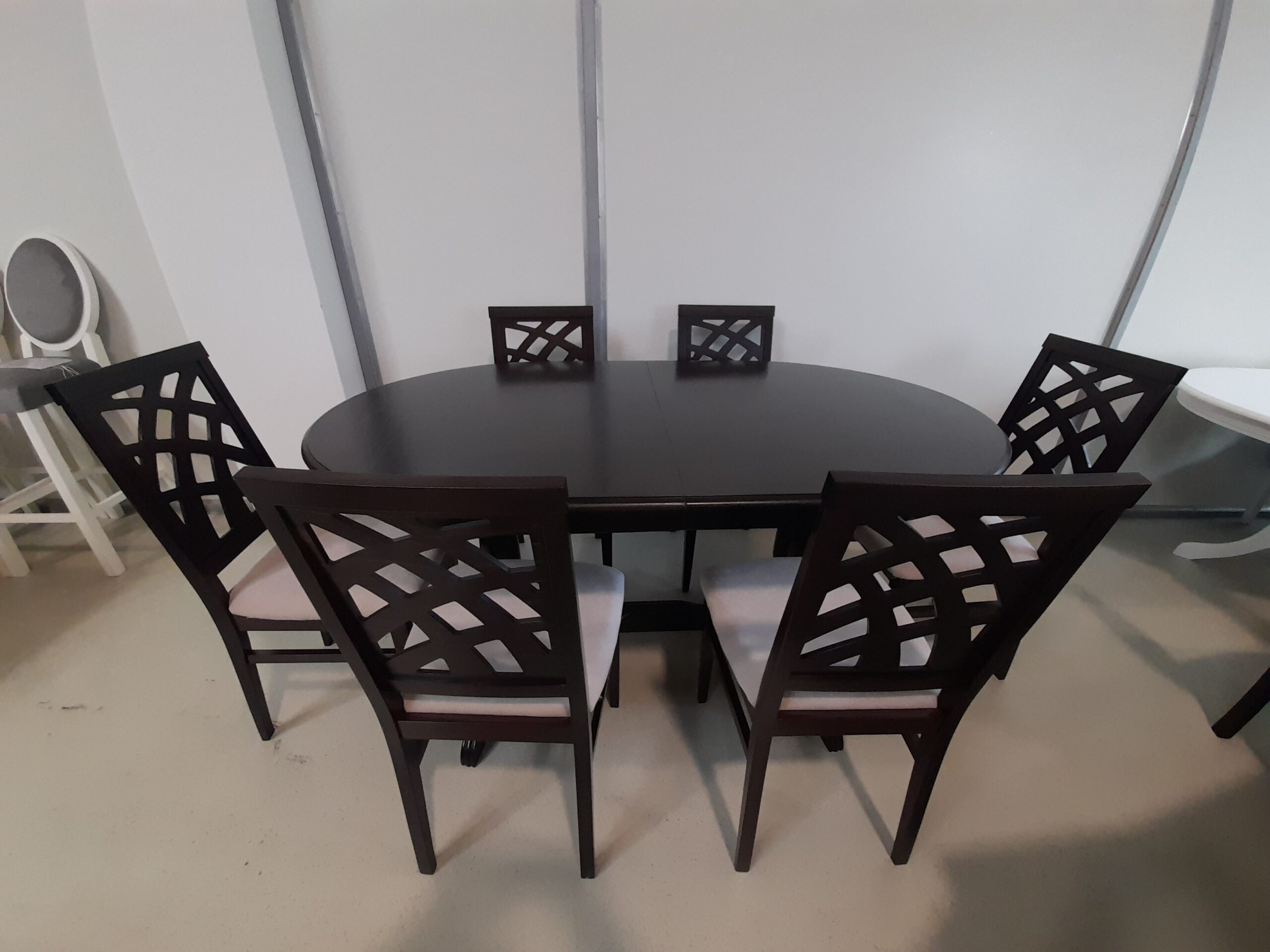 SET MARCO 59 MASA WENGHE 160/280 CM + 6 SCAUNE SET MARCO 59 MASA WENGHE 160/280 CM + 6 SCAUNE