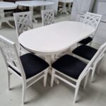 SET MARCO 6 MASA 130/160 CM + 6 SCAUNE