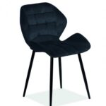 Scaun Joe 3 tapitat culoare negru