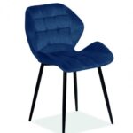 Scaun Joe tapitat culoare bleumarin