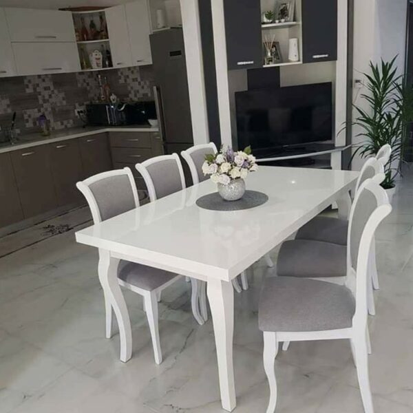 Set  LID 111 din lemn masa + 6 scaune