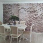 Set LID 113 masa 155/235/95 cm + 6 scaune alb