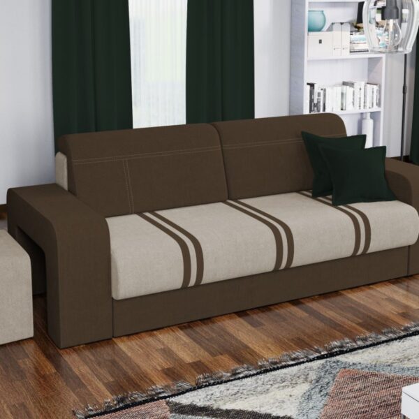 Canapea Bravo Crem / Maro