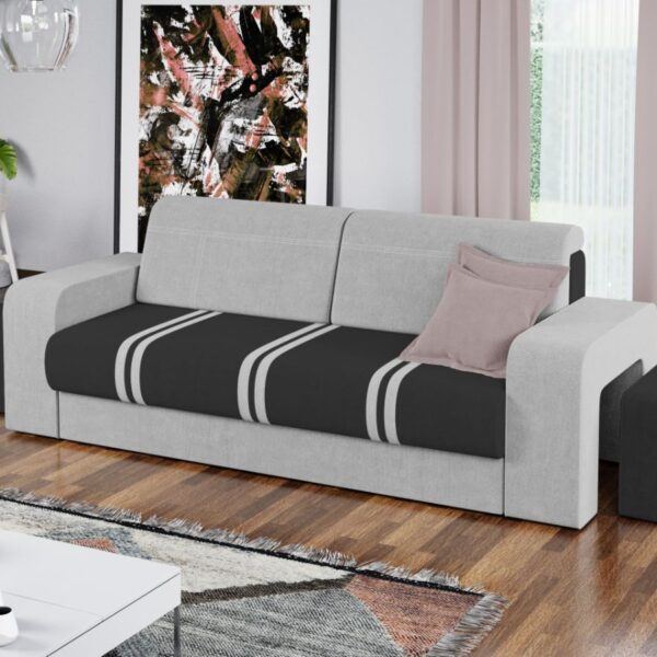 Canapea Bravo Gri Antracit / Gri Deschis