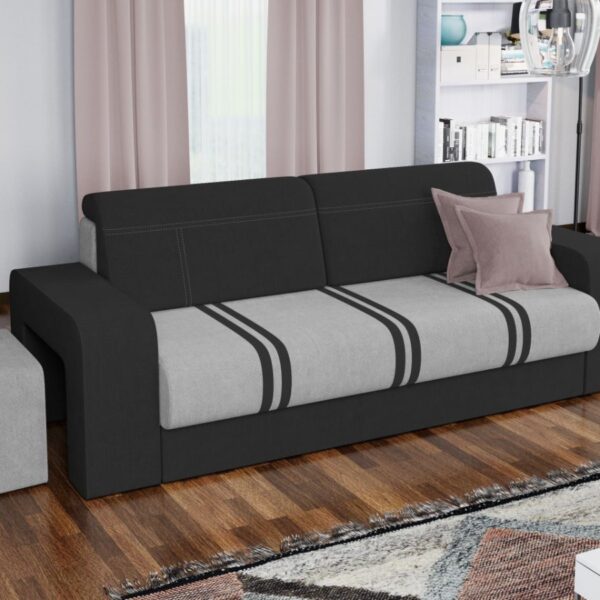 Canapea Bravo Gri Deschis / Gri Antracit