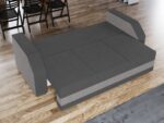 Canapea Extensibila Camino Gri Antracit / Gri - imagine 4