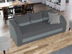 Canapea Extensibila Camino Gri Antracit / Vernil - imagine 2