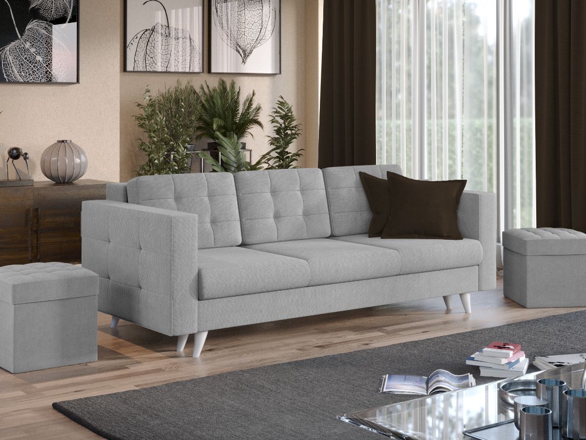 Canapea Santorini Gri Deschis