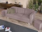 Canapea Santorini Roz Pudrat - imagine 2