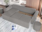 Coltar Extensibil Bonito Gri - imagine 2