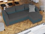 Coltar Extensibil Camino Gri Antracit / Turcoaz - imagine 2