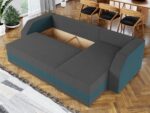 Coltar Extensibil Camino Gri Antracit / Turcoaz - imagine 3