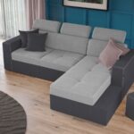 Coltar Extensibil Paloma Gri Deschis / Gri