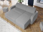 Coltar Extensibil Zoy Gri Deschis - imagine 3