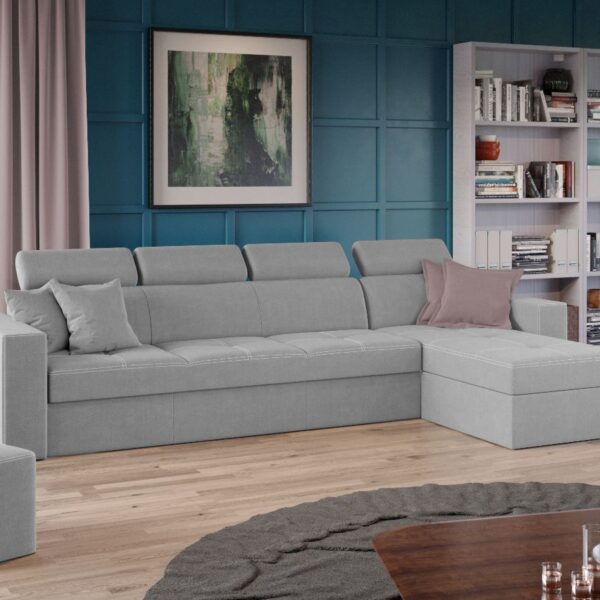 Coltar Paloma + 1 loc Gri Deschis