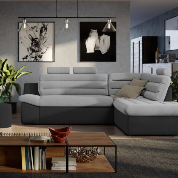 Coltar Quinn Gri Deschis / Gri Antracit