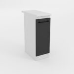 Corp Inferior 300 Bucatarie Mina Gri Antracit