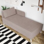 Divan / Pat o persoana tapitat Crem Soft Fix