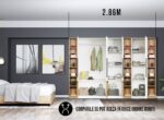 Dressing 2.86m / Dulap Dormitor Timea - imagine 2