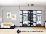 Dressing 3.13m / Dulap Dormitor Mario - imagine 3