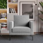 Fotoliu Rici Gri Deschis