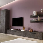 Living Pati 121 - Mobila Sufragerie Gri Beton