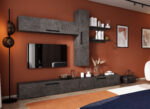 Living Pati 133 - Mobila Sufragerie Gri Beton - imagine 2