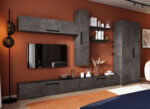 Living Pati 133 - Mobila Sufragerie Gri Beton