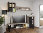 Pachet Mobila Dormitor + Living Gri Antracit / K02 - imagine 6