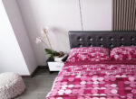 Set Mobila Dormitor Bingo F Tapitat Wenge 7 piese - imagine 6