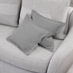 Set 2 perne decorative Gri